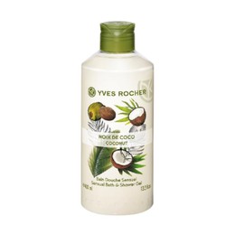 Yves Rocher Coconut Nourishing Shower Gel Bath & Body Routine Women Men Day Care 400 ml./13.5.oz.
