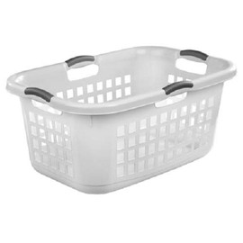 STERILITE 12168006 2 Bushel Ultra Laundry Basket w Titanium Color Handles - Quantity 3