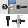 LKUWEE Smart Lock 4 in 1, Fingerprint Door Lock Set,