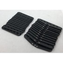 Single coil Strat pickup making flatwork bobbins - Black - 12 bobbins