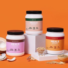 Intake 밀스 오리지널 대용량 식사대용 쉐이크 3종(그레인/소이/코코넛) + 스쿱 증정 Meals Original Large Meal Replacement Shake 3 Flavors (Grain/Soy/Coconut) + Free Scoop
