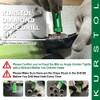 KURSTOL Diamond Core Drill Bits Kit - 10pcs 6/8/10/25/35/50/65mm+2" Beveling