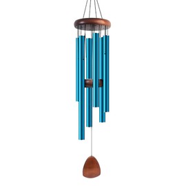 Large Aluminium Wind Chimes 37" Inches to Create a Zen Atmosphere Suitable for Outdoor, Garden, Patio Decoration, Classic Wind Chimes Suitable as A Gift for Unisex (Blue)