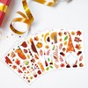 9 Sheets Fall Thanksgiving Window Clings Autumn Gnome Window Decals
