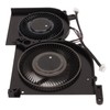 For MSI GS66 Cooling Fan 4pin Connector Aluminum Alloy Easy
