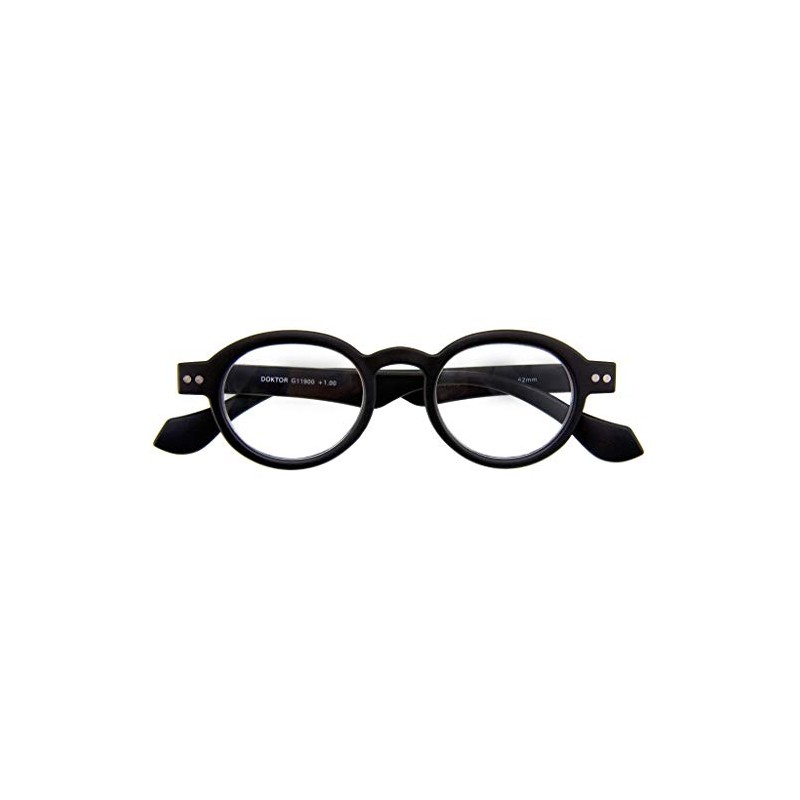 I NEED YOU Lesebrille Doktor / +2.50 Dioptrien / Schwarz
