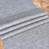 NEWISHER Farmhouse Rustic Table Runner Solid Grey Rectangular Table Runners