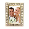 MIMOSA MOMENTS Heart Border Metal Picture Frame with Rhinestones Décor