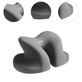 Generic Desk Napping Pillow Face Cradle Head Cushion Multifunction Massage Table Cradle Portable Desk Rest Pillow Desk Sleep Support, Dark Grey