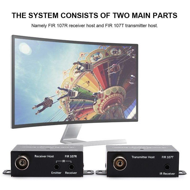 Infrared IR Extender Over Radio Frequency Remote Repeater System Kit
