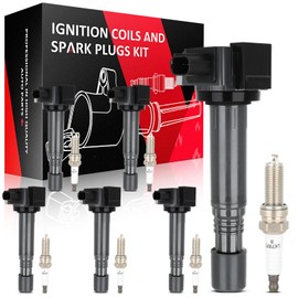 ASAPE 6PCS Ignition Coil Pack UF713 and 6PCS Iridium Spark Plugs Fit for 2016-2019 for Honda Pilot 2016-2018 for Acura RDX 2013-2014 for Honda Crosstour
