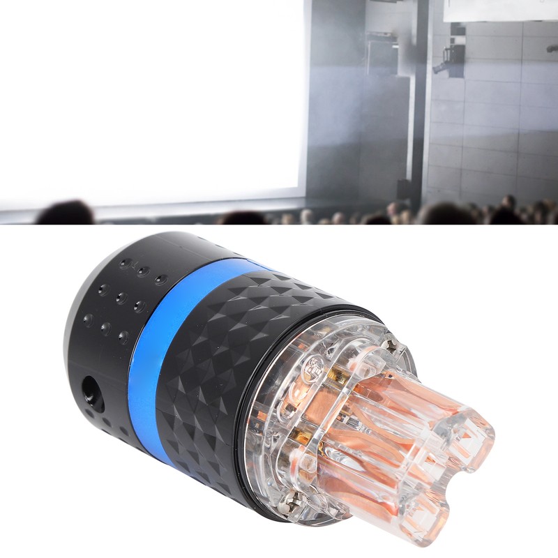Monosaudio E103/F103 Power Plug Transparent Pure Copper Power Plug Audio