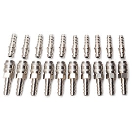 Rectus 21 Type - Water Fed Pole Quick Connector Set with 6mm Hosetails x 10 Pack