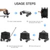 Extra Large Wheeled Portable Cooler Bag 85 Cans Double Deck