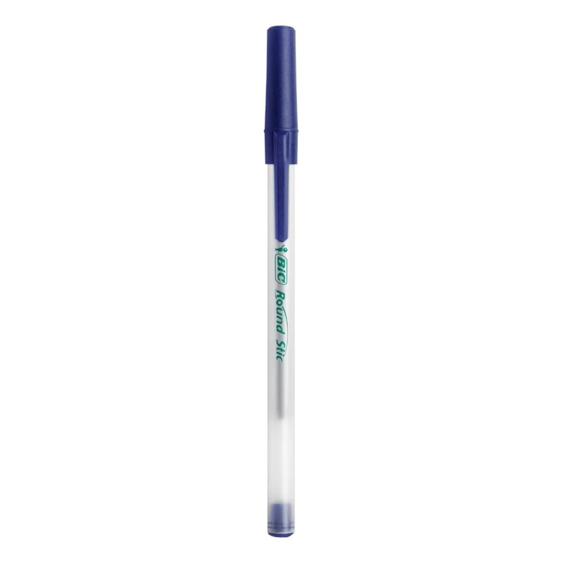 Lapicero Ecolutions Bic Punto Mediano 1.0 Mm 10 Pzas Azul