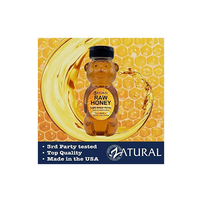 Zatural Honey Raw Fresh Air Idaho Grade A Light Amber