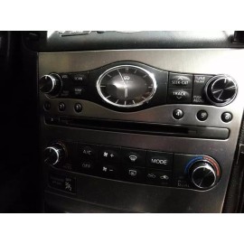 AtomBomb Black Aluminum Radio & A/C Knobs for Infiniti G37 G35 FX37 FX50 QX70 EX37 Q60