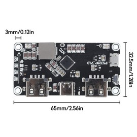 1Pcs IP5328P Battery Quick Charging Module 3.7V to 5V 9V 12V Step Up Fast Charger Circuit Board for Chargers for DIY Mobile Phones and Other Electronic Devices