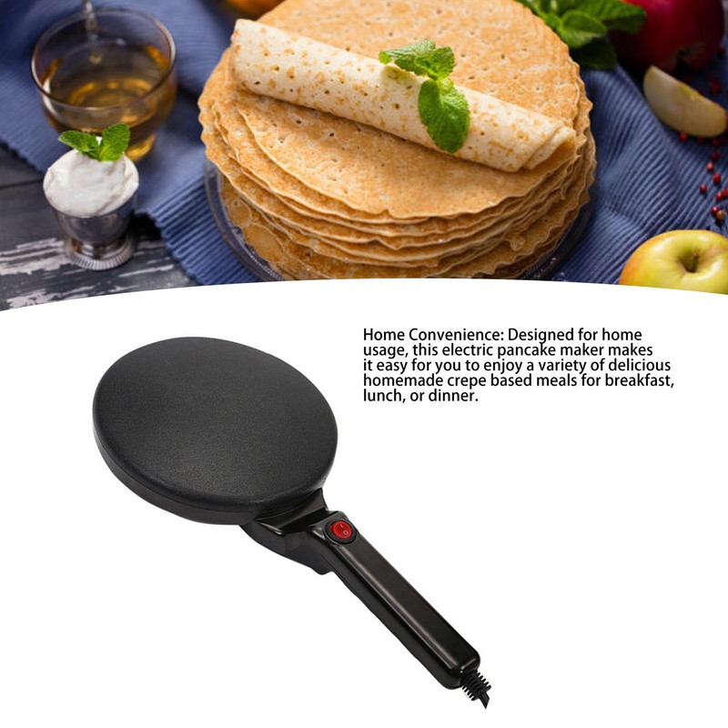 800W Electric Crepe Maker Machine Easy To Use Multifunction Portable