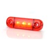 Set of Outline Marker Lamp Red 12 V/24 V Side