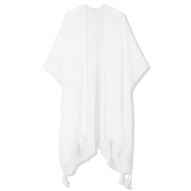 Breezy Lane Beach Cover Up for Women White Swimsuit Kimono Cardigan Beachwear Coverup Bathing Suit for Summer Travel Vacation