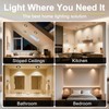 Lightdot 6 Pack 6 Inch LED Gimbal Recessed Lighting, 360°+90°