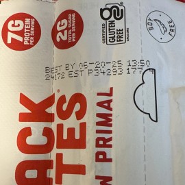 The New Primal Snack Mates Kids Chicken Apple Meat Stick 10 Count Gluten Free Protein Snack