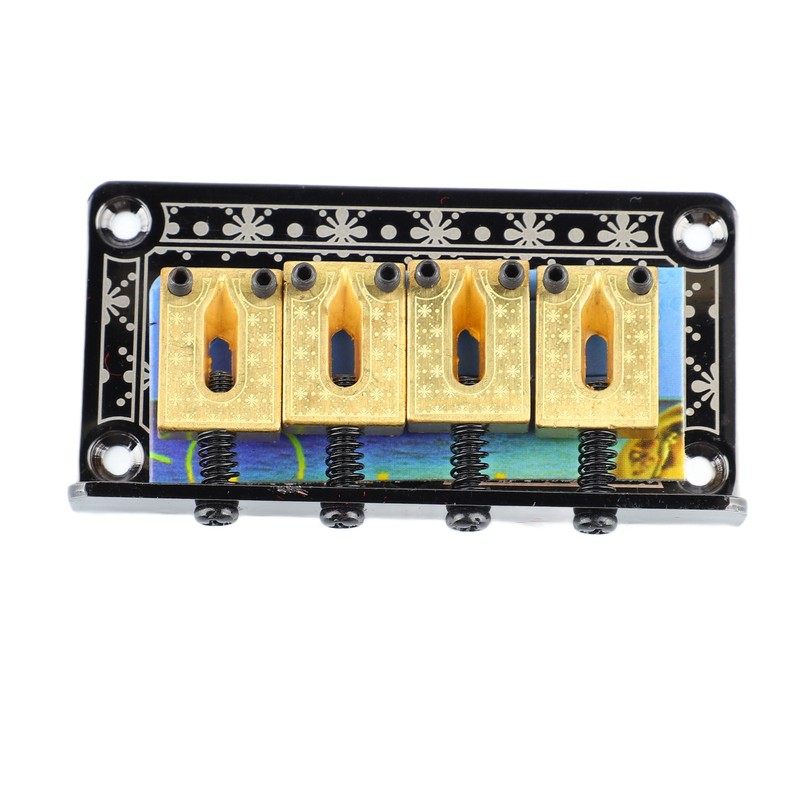 Guitar Fixed Bridge Electric Bass Hardtail Saddle Bridge Tool Metal