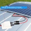 Roof feed-through solar cable guide, waterproof ABS solar modules, cable