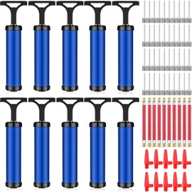 Reginary 10-Piece Sports Ball Pump Kit with Needle & Hose
