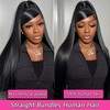 Human Hair Bundles 12 14 16 Inch Straight Bundles Human