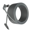 Rectangular Satellite Replacement Cable Waterproof Satellite Extension Cable Grey with