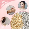 500 Pcs 6mm Heart Shape Spacer Beads for Jewelry Making,