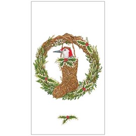 Vicki Sawyer Christmas Guest Towels - 30 Ct 3-Ply Napkins in a Whimsical Claudette Design for Festive Buffet, Kitchen, or Bathroom Decor