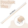 150 Pcs Balsa Wood Sticks 1/4 x 1/4 x 12