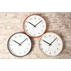KATOMOKU plywood wall clock brown sweep (continuous second hand) km-35M