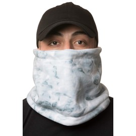 Aqua Design Neck Warmer Men Gaiter: Winter Cold Weather Camo Fleece Face Mask: Snow