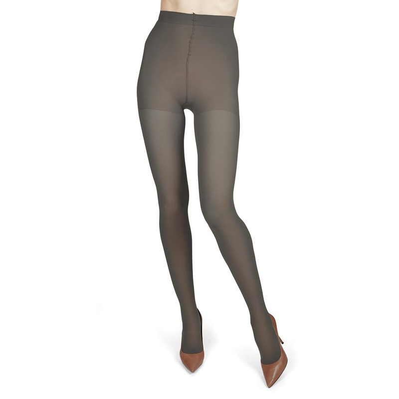 Melas Mujer opaco de microfibra Shaper Tights, Azul marino oscuro,