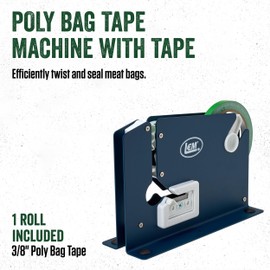 LEM Products Poly Bag Tape Machine with Tape