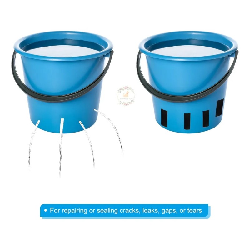2 Rollo Cinta Adhesiva Impermeable,sellar Fugas De Agua,10cm Negro