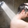 Aisoso Shower Head High Pressure Rain Fixed Showerhead 5-Setting with