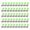 50Pcs 4.5cm Outdoor Twin Bells Ring Fishing Rod Clamp Bite