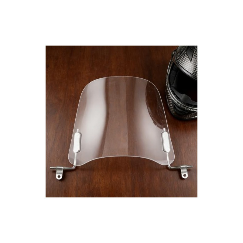 Motorcycle Windscreen Transparent with Bracket Universal Wind Deflector for Electric