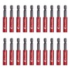 ColumPRO 20PCS 1/4" Strong Magnetic Extension Bit Holder,Hex Shank S2