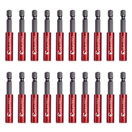 ColumPRO 20PCS 1/4" Strong Magnetic Extension Bit Holder,Hex Shank S2 Steel Magnetic,Screwdriver Extension,Quick-Change Hex Shank Set