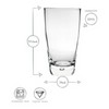 Bormioli Rocco Luna Beverage Glass - Set of 12