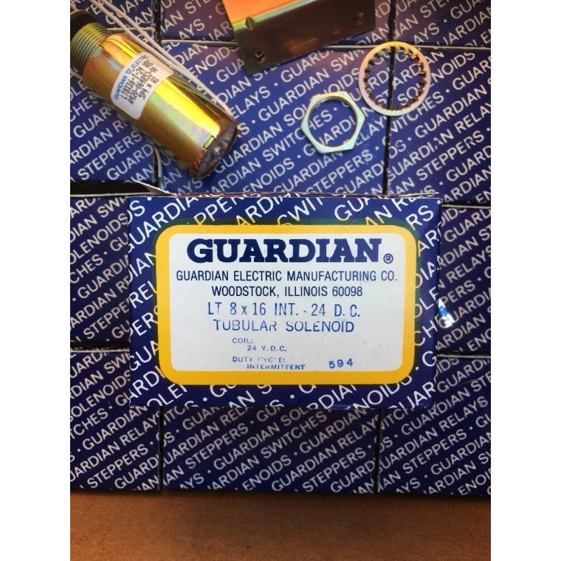 GUARDIAN ELECTRIC LT 8X16-I-24 VDC Solenoid,Tubul