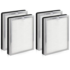 isinlive MA-25 H13 True HEPA Replacement Filter 4 Pack Compatible with Medify MA-25 Air Purifier 3 in 1 HEPA Filter, Activated Carbon Filter and Pre-Filter…