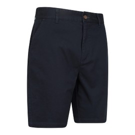 Mountain Warehouse Woods Mens Chino Shorts - Lightweight, Breathable, UPF 50+, Lots of Pockets Short Pants - for Beach, Walking, Hiking & Outdoors Navy Men's W38