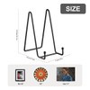 3Pcs 6inch Display Stand Plate Holder Metal Frame Display Easel